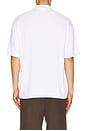 view 2 of 5 M Cable Blocked Sweater Polo in Bright White