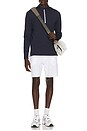view 4 of 4 Elevate Performance Half-zip in Classic Navy