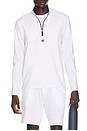 view 1 of 4 Elevate Performance Half-zip in Bright White