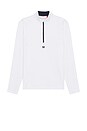 view 5 of 4 Elevate Performance Half-zip in Bright White