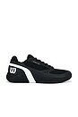 view 1 of 6 Rush Pro 5 Tennis Shoe in Black, White, & St