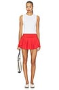 view 6 of 6 Midtown Wrap Skirt in Varsity Red