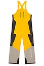 view 6 of 6 2L Insulated Cargo Bib Pant in Golden Yellow, Rock Ridge, & Phantom