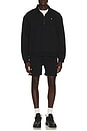 view 3 of 5 Quarter Zip Sweatshirt in Black