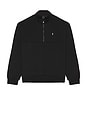 view 4 of 5 Quarter Zip Sweatshirt in Black