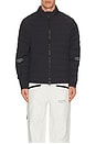 view 3 of 3 Rec Insulated Ripstop Jacket in Black & Dark Taupe
