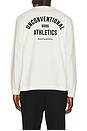 view 2 of 4 Premium Graphic Long Sleeve Tee in Whisper White
