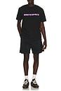 view 3 of 4 Premium Graphic Tee in Black