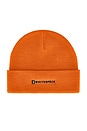 view 1 of 2 Cashmere Knit Beanie in Orange