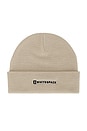 view 1 of 2 Cashmere Knit Beanie in Bone & Black