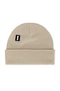 view 3 of 3 Cashmere Knit Beanie in Bone & Black