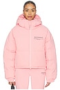 view 1 of 5 Cropped Puffer Jacket in Pink Icing