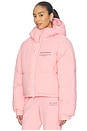 view 2 of 5 Cropped Puffer Jacket in Pink Icing