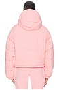 view 3 of 5 Cropped Puffer Jacket in Pink Icing
