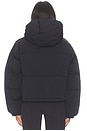 view 4 of 5 Cropped Puffer Jacket in Black Onyx