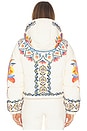 view 3 of 5 x FARM Rio Cropped Puffer Jacket in Off White