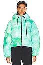 view 2 of 6 Cropped Puffer Jacket in Green Tie D\ye