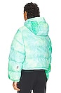 view 4 of 6 Cropped Puffer Jacket in Green Tie D\ye