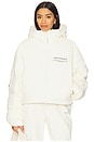 view 1 of 6 Cropped Puffer Jacket in Warm White