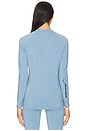 view 3 of 4 Graphene Baselayer Mockneck in Placid Blue