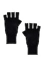 view 1 of 2 Cashmere Fingerless Glove in Black