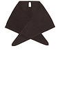view 2 of 3 White + Warren Cashmere Triangle Scarf in Dark Umber
