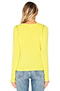 view 3 of 4 Crew Neck Sweater in Citron Heather