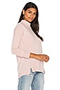view 2 of 4 Circular Hem Turtleneck in Blush Heather