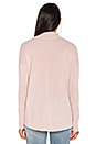 view 3 of 4 Circular Hem Turtleneck in Blush Heather