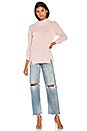 view 4 of 4 Circular Hem Turtleneck in Blush Heather