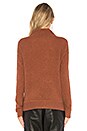 view 3 of 4 Rib Sweater in Nutmeg Heather