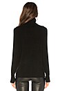 view 3 of 4 Cashmere Essential Cashmere Turtleneck Sweater in Black