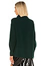 view 3 of 4 Cashmere Oversized Rib Turtleneck in Evergreen