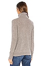 view 3 of 4 Cashmere Essential Turtleneck in Grey Heather