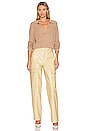 view 4 of 4 TOP POLO CASHMERE LONG SLEEVE in Camel Heather