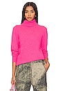 view 1 of 4 Essential Turtleneck in Bright Rose