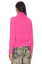 view 4 of 4 Essential Turtleneck in Bright Rose