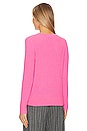 view 3 of 4 Cashmere Vneck Sweater in Pink Glow