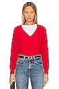 view 1 of 4 Cashmere Sweater in Crimson