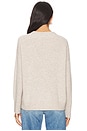 view 3 of 4 Cashmere Saddle Sleeve Crewneck in Sandwisp