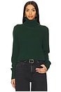 view 1 of 4 Cashmere Turtleneck in Deep Emerald