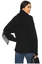 view 1 of 5 Luxe Fringe Coatigan in Black