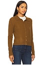 view 2 of 4 Cashmere Collared Cardigan in Golden Brown