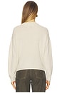 view 3 of 4 Cashmere Argyle Crew Sweater in Natural Combo
