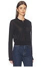 view 2 of 4 Paperfine Crewneck Cardigan in Black