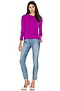 view 4 of 4 Hi Lo Crew Neck Sweater in Aurora Heather