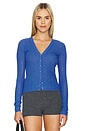 view 1 of 4 Cardi Top in Blue Marina