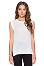 view 1 of 3 Grid Mesh Tank in White