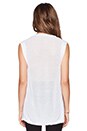 view 3 of 3 Grid Mesh Tank in White