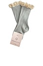 view 1 of 1 Kids Ankle Lace Socks in Sky Gray